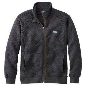Men's L.L.Bean Quilted Sweatshirt, Full-Zip
